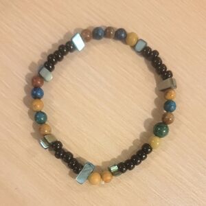 Handmade Unisex Multicolor Beaded Bracelet